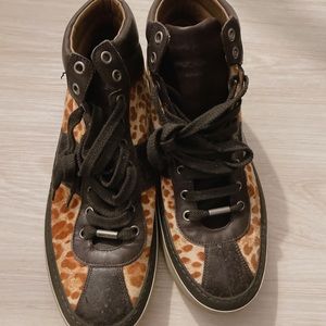 Jimmy Choo Leopard Sneakers
